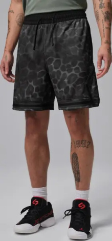 Шорти баскетбольні Nike JORDAN SPORT DRI-FIT PRINTED DIAMOND чорно-темно-сірі IF0861-010