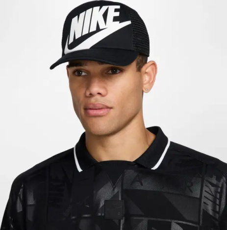 Кепка Nike RISE CAP OVERSIZED FUTURA черная HV8699-010