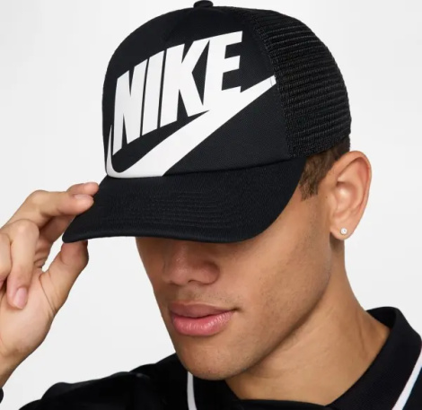 Кепка Nike RISE CAP OVERSIZED FUTURA черная HV8699-010