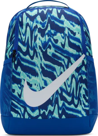 Рюкзак подростковый Nike BRASILIA 18L сине-бирюзовый HV6638-480