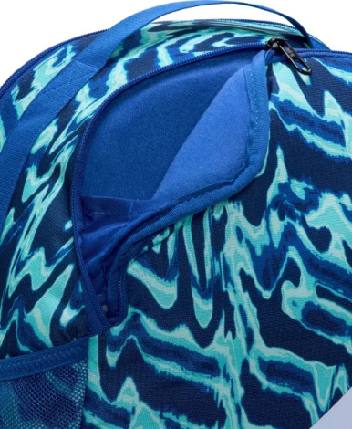 Рюкзак подростковый Nike BRASILIA 18L сине-бирюзовый HV6638-480