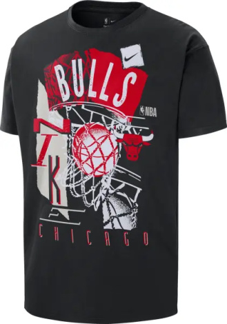 Футболка Nike CHICAGO BULLS COURTSIDE NBA VINTAGE черная HV5640-010