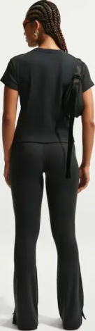 Футболка женская Nike SPORTSWEAR TIGHT RIBBED черная HV4994-010