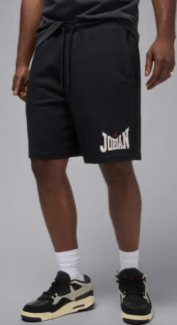 Шорти Nike JORDAN BROOKLYN 23CM GRAPHIC чорні HV1843-010