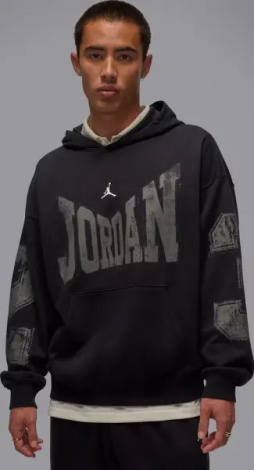 Худи Nike JORDAN BROOKLYN COLLEGIATE черное HV0093-010