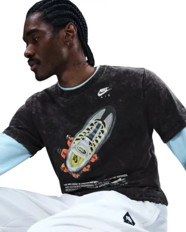 Футболка Nike SPORTSWEAR AIR MAX 95 черная HQ9277-010