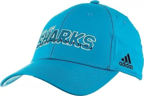 Кепка Adidas SAN JOSE SHARKS BAR FLX блакитна HN2211
