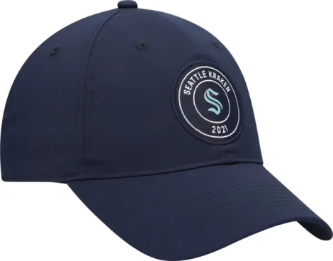 Кепка Adidas SEATTLE KRAKEN TEAM SLOUCH ADJ темно-синя HN2193