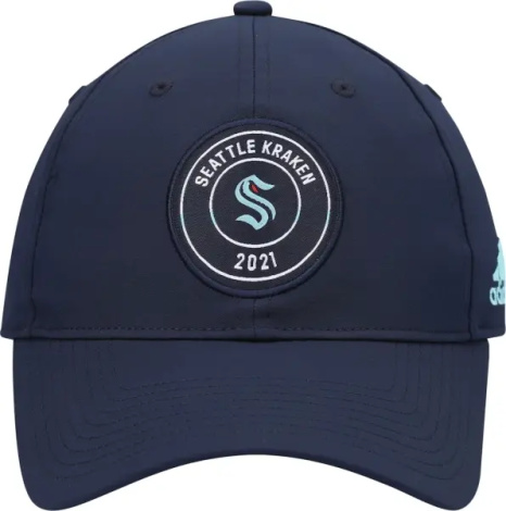 Кепка Adidas SEATTLE KRAKEN TEAM SLOUCH ADJ темно-синя HN2193