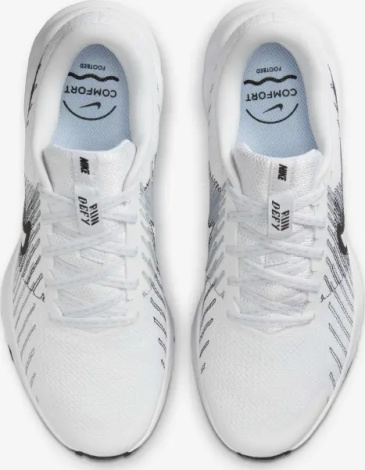 Кросівки бігові жіночі Nike RUN DEFY біло-чорні HM9593-101