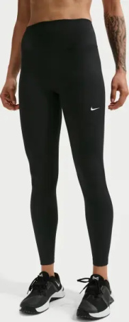 Леггинсы женские Nike ONE SEAMLESS FRONT HIGH-WAISTED FULL-LENGTH черные HJ9195-013