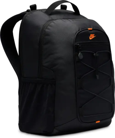 Рюкзак подростковый Nike HAYWARD SCOUTER 22L черно-оранжевый HJ8231-010