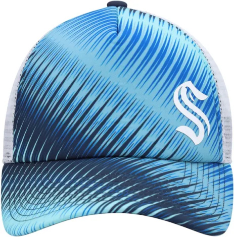 Кепка Adidas SEATTLE KRAKEN FOAM TRUCKER блакитно-темно-синьо-біла HH2187