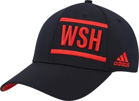 Кепка Adidas WASHINGTON CAPITALS STRCTRD TM FLEX черно-красная HH2149