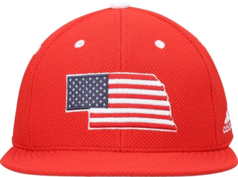 Кепка Adidas NEBRASKA HUSKERS FITTED MESH червоно-біла GS4774