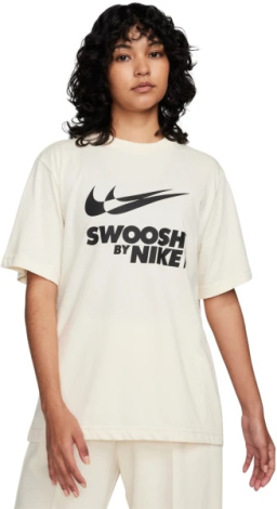 Футболка женская Nike W TEE BF GLS бежевая FZ4634-113