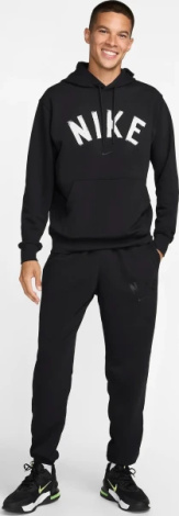 Спортивные штаны Nike M DF SWOOSH FLEECE JOGGER черные FV9946-010