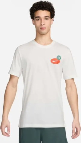 Футболка Nike DRI-FIT FITNESS GFX кремовая FV8366-133