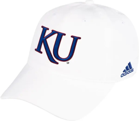 Кепка Adidas KANSAS JAYHAWKS COACH SLO AD біла FS4962