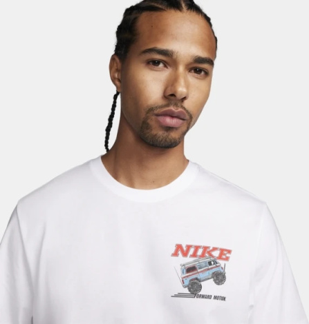 Футболка Nike U NSW TEE SOLE RALLY LBR белая FQ3764-100