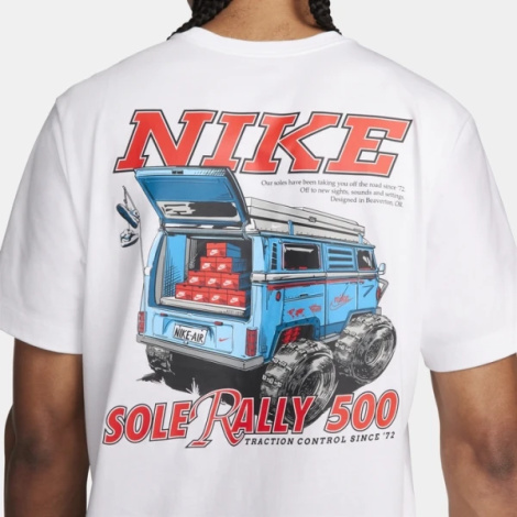 Футболка Nike U NSW TEE SOLE RALLY LBR белая FQ3764-100