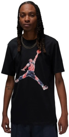 Футболка Nike M J BRAND JM WTRCLR SS CREW черная FN5980-010