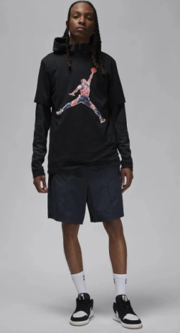 Футболка Nike M J BRAND JM WTRCLR SS CREW черная FN5980-010
