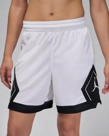 Шорти баскетбольні жіночі Nike JORDAN SPORT 10CM DIAMOND біло-чорні FN5134-101