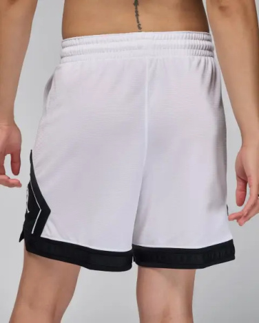Шорти баскетбольні жіночі Nike JORDAN SPORT 10CM DIAMOND біло-чорні FN5134-101