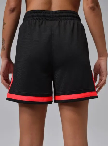 Шорти баскетбольні жіночі Nike JORDAN SPORT 10CM DIAMOND чорно-червоні FN5134-013