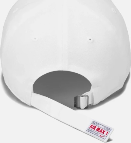Кепка Nike U NK CLUB CAP U CB ARMX PTCH L белая FN4402-100