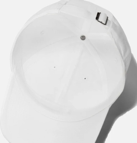 Кепка Nike U NK CLUB CAP U CB ARMX PTCH L белая FN4402-100