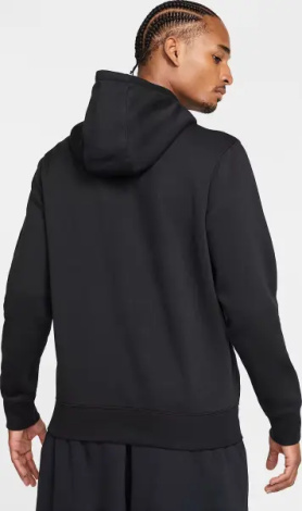 Толстовка Nike CLUB FLEECE черная FN3861-010