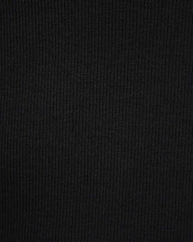 Футболка женская Nike W NSW NK CHLL KNT MRIB SS TOP черная FN3664-010