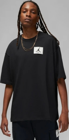 Футболка Nike JORDAN FLIGHT ESSENTIALS OVERSIZED черная DZ7313-010