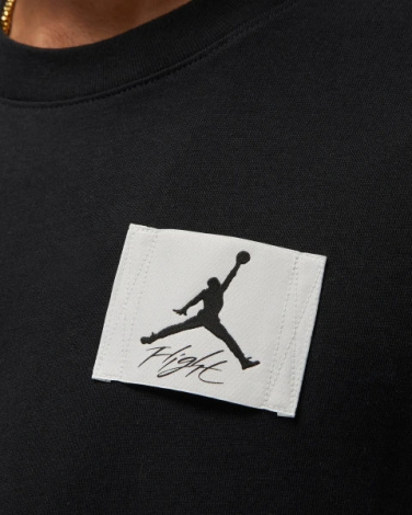 Футболка Nike JORDAN FLIGHT ESSENTIALS OVERSIZED черная DZ7313-010