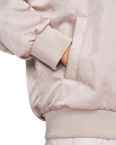 Куртка двухсторонняя женская Nike W NSW VRSTY BMBR JKT бежевая DV7876-272