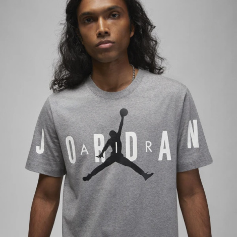 Футболка Nike MJ JD AIR STRETCH SS CREW сіра DV1445-091