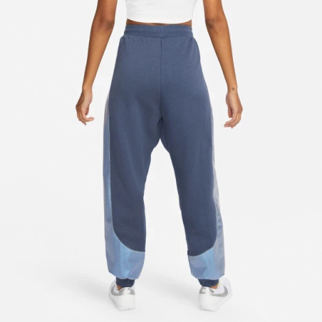 Спортивные штаны женские Nike W NSW GX MR FLC JGGR OPAL синие DD5129-437