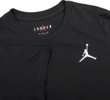 Футболка Nike JORDAN MJ JUMPMAN EMB SS CREW чорна DC7485-010