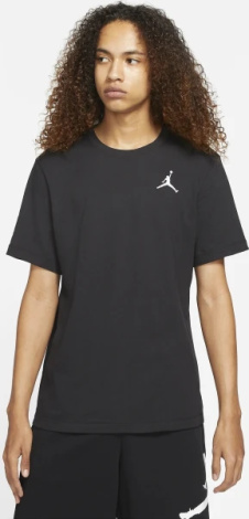 Футболка Nike JORDAN MJ JUMPMAN EMB SS CREW чорна DC7485-010