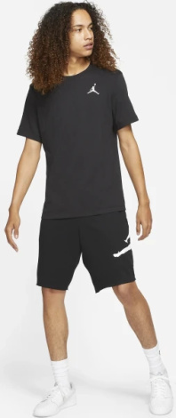 Футболка Nike JORDAN MJ JUMPMAN EMB SS CREW чорна DC7485-010