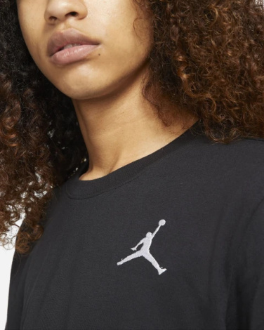 Футболка Nike JORDAN MJ JUMPMAN EMB SS CREW чорна DC7485-010