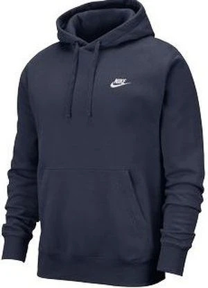 Толстовка Nike NSW CLUB HOODIE PO BB синяя BV2654-410