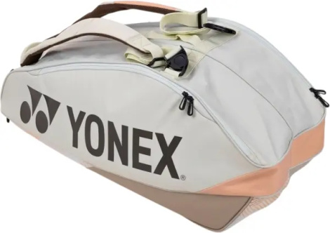 Сумка для тенісу Yonex PRO TOURNAMENT RACQUET BAG 6 кремово-бежева BA92426 Sand Beige