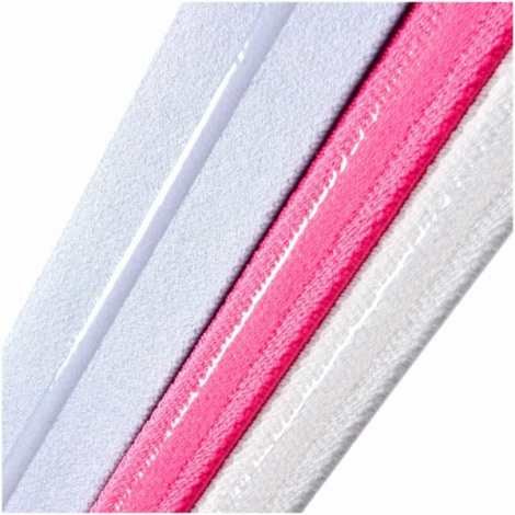 Повязки на голову Adidas HAIRBANDS (GRAPHIC) 3PK белая, розовая, черная (3 штуки) ADAC-16160