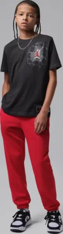 Футболка подростковая Nike JORDAN JERSEY BREAKTHROUGH черная 95F605-G0T