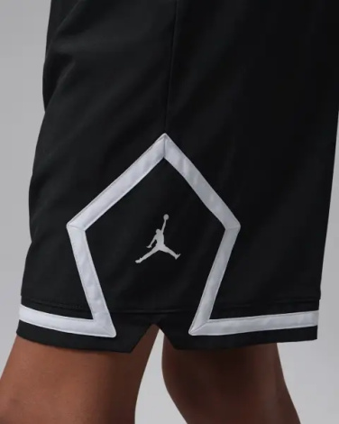 Шорти підліткові Nike JORDAN DRI-FIT DIAMOND WOVEN чорно-білі 95F558-023
