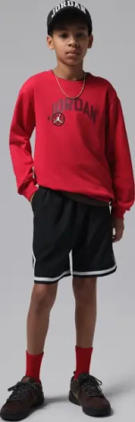 Шорти підліткові Nike JORDAN DRI-FIT DIAMOND WOVEN чорно-білі 95F558-023