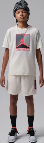 Шорти підліткові Nike JORDAN BROOKLYN BASELINE MESH бежеві 95F475-W5T